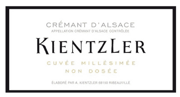 Alsace, Domaine Kientzler, Aoc Crémant D'alsace, Effervescent Extra Brut